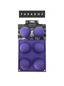 6 CUP SILICONE HALF ROUND MOLD   29.5*17*3.6CM  HOLE DIA：6.5CM 