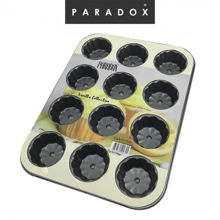 12cup muffin pan 35×26.5×2.6cm.