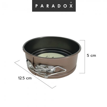 พิมพ์อบขนมกลม 12.5ซม x 5ซม. 