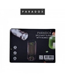 แก้วช็อต แก้วเหล้าใสทรงสูง  3 ใบ 