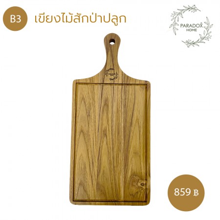 Wooden Chopping Board and Serving Tray  B3
