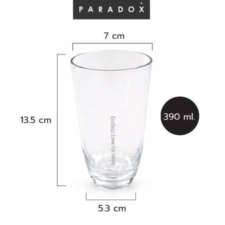 แก้วน้ำดื่มโพลีสไตรีนทรงสูง