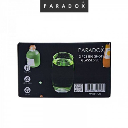 แก้วช็อต แก้วเหล้าใสทรงสูง  3 ใบ (Shot Glass)