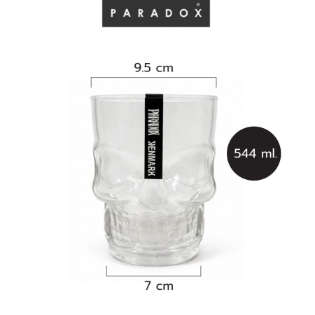 เเก้วเบียร์ทรงหัวกะโหลก  Skull Beer Glass