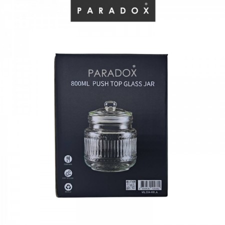 โหลแก้วฝาปุ่ม 800 มล