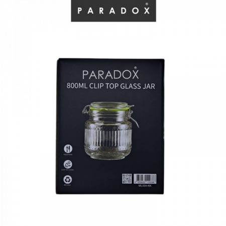 โหลแก้วฝาคลิป 800 มล.