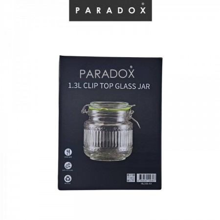 โหลแก้วฝาคลิป 1300 มล