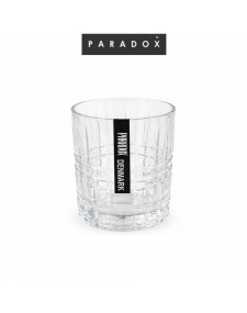 แก้วน้ำลายเหลี่ยมทรงเตี้ย