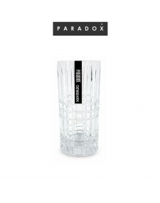 แก้วน้ำลายเหลี่ยมทรงสูง