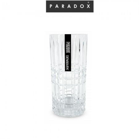 แก้วน้ำลายเหลี่ยมทรงสูง