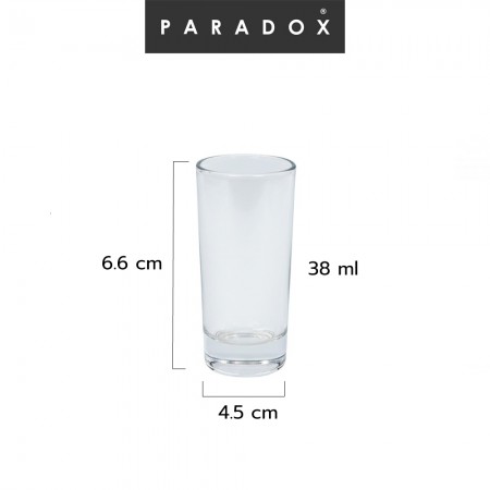 ชุดเซตแก้วชอร์ตทรงสูง 6 ใบ พร้อมที่วางไม้ 