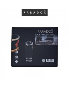 แก้วชอร์ตทรงสูง 3 ใบต่อกล่อง