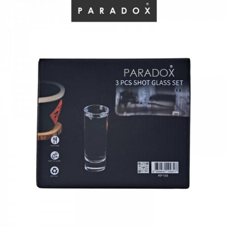 แก้วชอร์ตทรงสูง 3 ใบต่อกล่อง