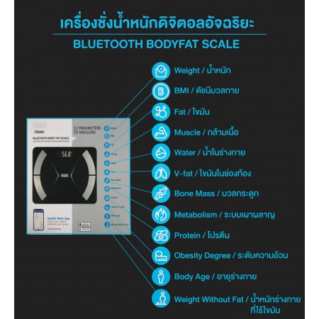 เครื่องชั่งอิเล็กทรอนิกส์  180 กก.