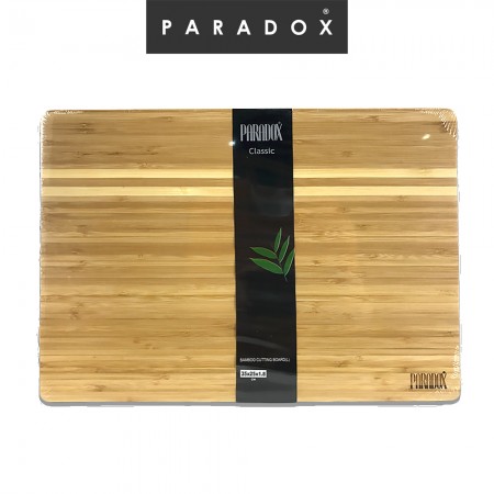 Bamboo cutting board(L) 35X25X1.8cm.