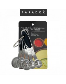 ชุดช้อนตวงสเเตนเลส 5 ชิ้น 