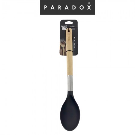 Wooden Handle Nylon Spoon(with silk screen logo)
