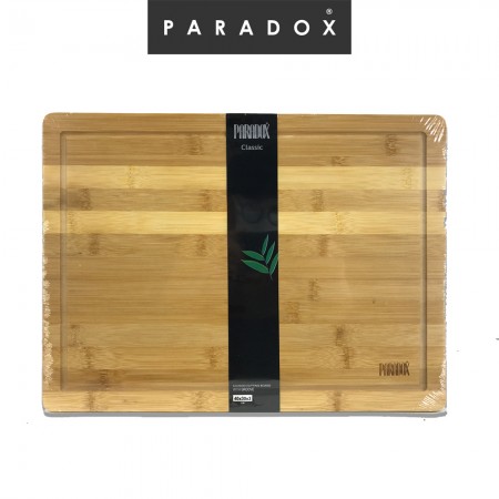 BAMBOO CUTTING BOARD WITH GROOVE 40X30X3cm.