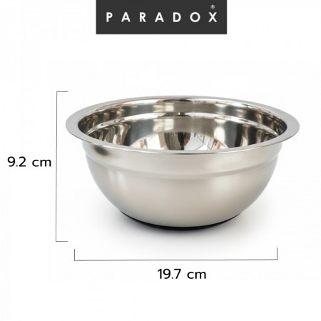 อ่างผสมอาหารก้นรองด้วยซิลิโคน 19.7X9.2 ซม.