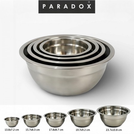 อ่างผสมอาหารสเเตนเลส 13.8 × 7.2 ซม.