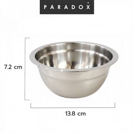 อ่างผสมอาหารสเเตนเลส 13.8 × 7.2 ซม.