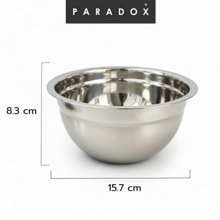 อ่างผสมอาหารสเเตนเลส 15.7x8.3 ซม.